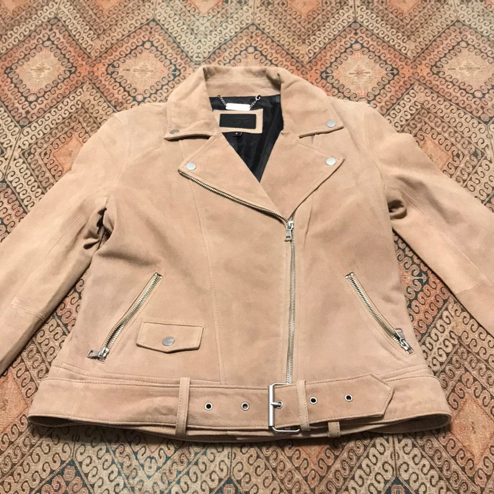NWOT UGG leather moto jacket
